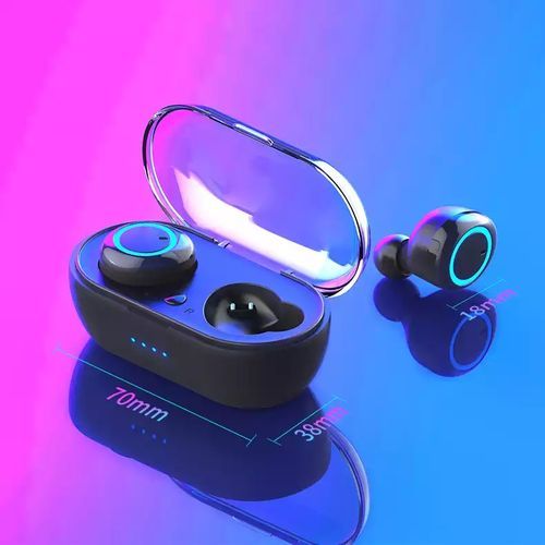 Wireles Earbuds Bluetooth Headphones Earpiece Fingerprint Touch Control Earpôds 6DStereoBassHeadset-BlacK ₦ 5,357